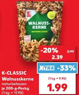 Kaufland K-CLASSIC Walnusskerne Angebot