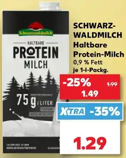 Kaufland SCHWARZWALDMILCH Haltbare Protein-Milch Angebot