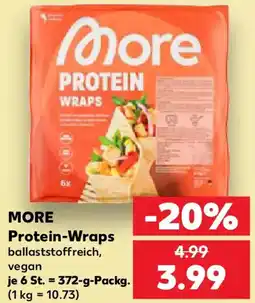 Kaufland MORE Protein-Wraps Angebot