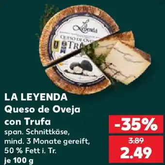 Kaufland LA LEYENDA Queso de Oveja con Trufa Angebot