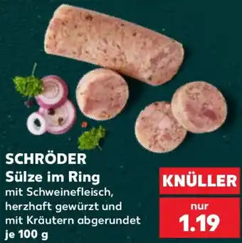 Kaufland SCHRÖDER Sülze im Ring Angebot