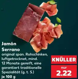 Kaufland Jamón Serrano Angebot