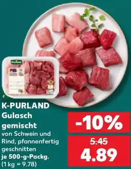 Kaufland K-PURLAND Gulasch gemischt Angebot