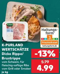 Kaufland K-PURLAND WERTSCHÄTZE Dicke Rippe/ Brustrippe Angebot