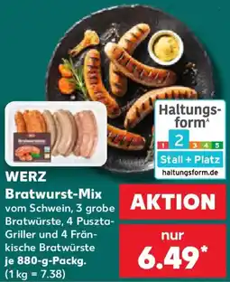 Kaufland WERZ Bratwurst-Mix Angebot