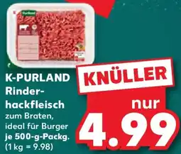 Kaufland K-PURLAND Rinderhackfleisch Angebot