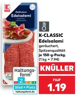 Kaufland K-CLASSIC Edelsalami Angebot