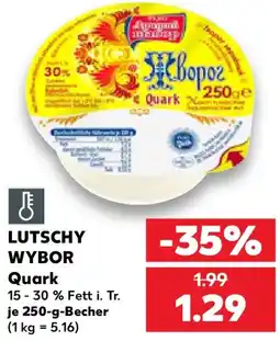 Kaufland LUTSCHY WYBOR Quark Angebot
