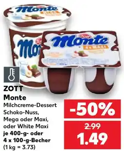 Kaufland ZOTT Monte Angebot
