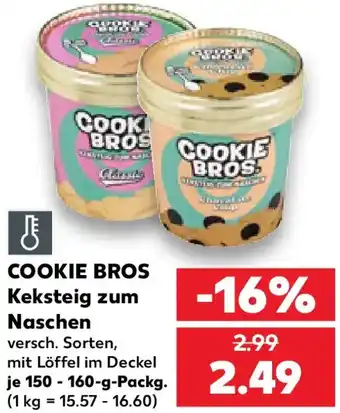 Kaufland COOKIE BROS Keksteig zum Naschen Angebot