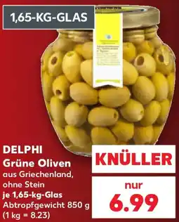 Kaufland DELPHI Grüne Oliven Angebot