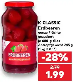 Kaufland K-CLASSIC Erdbeeren Angebot