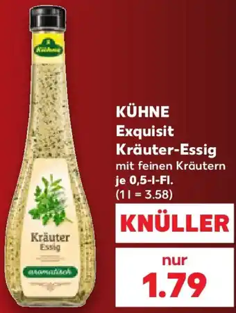 Kaufland KÜHNE Exquisit Kräuter-Essig Angebot