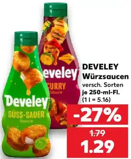 Kaufland DEVELEY Würzsaucen Angebot