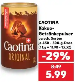 Kaufland CAOTINA Kakao Getränkepulver Angebot