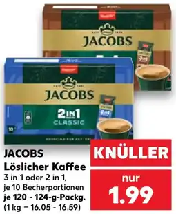 Kaufland JACOBS Löslicher Kaffee Angebot