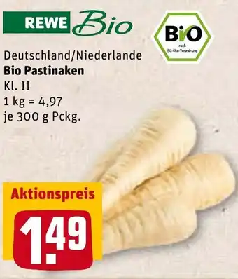 REWE Bio Pastinaken 300g Angebot