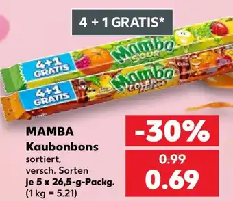 Kaufland MAMBA Kaubonbons Angebot