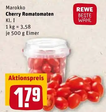 REWE Cherry Romatomaten 500g Eimer Angebot