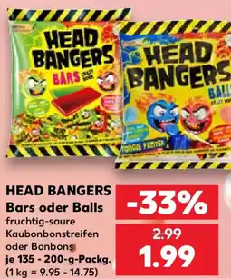 Kaufland HEAD BANGERS Bars oder Balls Angebot