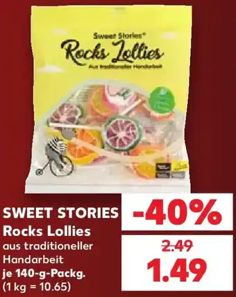 Kaufland SWEET STORIES Rocks Lollies Angebot