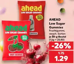 Kaufland AHEAD Low Sugar Gummies Angebot