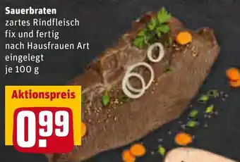 REWE Sauerbraten 100g Angebot