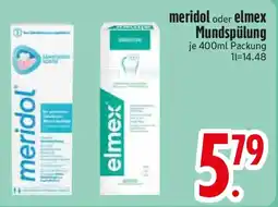 Edeka meridol oder elmex Mundspülung Angebot