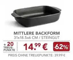Edeka Mittlere backform Angebot