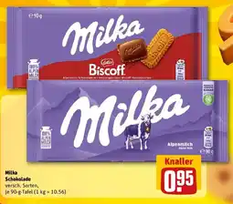 REWE Milka Schokolade Angebot