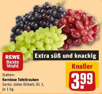Kernlose Tafeltrauben