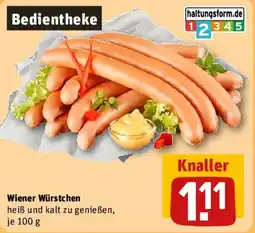 REWE Wiener Würstchen Angebot