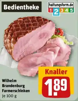 REWE Wilhelm Brandenburg Farmerschinken Angebot