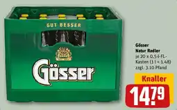 REWE Gösser Natur Radler Angebot