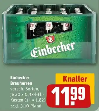 REWE Einbecker Brauherren Angebot