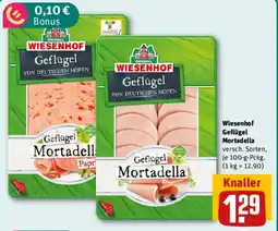 REWE Wiesenhof Geflügel Mortadella Angebot