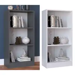 Netto Marken-Discount VCM Holz Aufbewahrung Stand Regal Bücherregal Deko Bücher Standregal Dilos M 3-fach Angebot