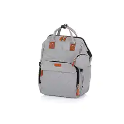 Netto Marken-Discount Chipolino Wickeltasche, Kinderwagen Rucksack Reißverschluss Schnullertasche hellgrau Angebot