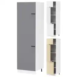 Netto Marken-Discount VCM Küchenschrank Maße ca. H. 207 x B. 60 x T. 57 cm Hochschrank Küchenmöbel - Fasola Angebot