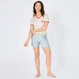 NKD Damen-Homewear-Shorts mit Streifenmuster Angebot
