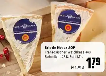 REWE Brie de Meaux AOP 100g Angebot