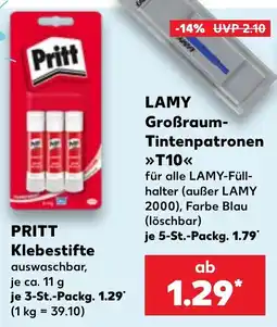Kaufland LAMY Großraum-Tintenpatronen »T10« Angebot