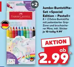 Kaufland Faber-Castell Jumbo-Buntstifte-Set »Special Edition - Pastell« Angebot