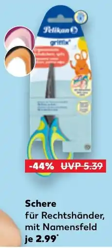 Kaufland Pelikan griffix Schere Angebot