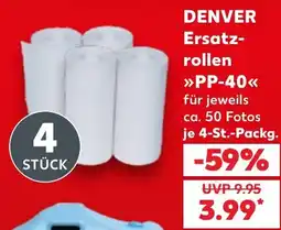 Kaufland DENVER Ersatzrollen »PP-40« Angebot