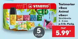 Kaufland STABILO Textmarker »Boss Animal vibes« Angebot
