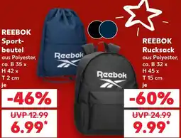 Kaufland REEBOK Sportbeutel Angebot