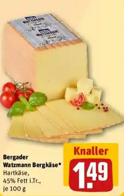 REWE Bergader Watzmann Bergkäse Angebot