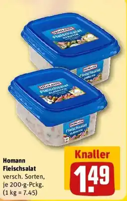 REWE Homann Fleischsalat Angebot
