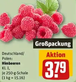 REWE Himbeeren Angebot